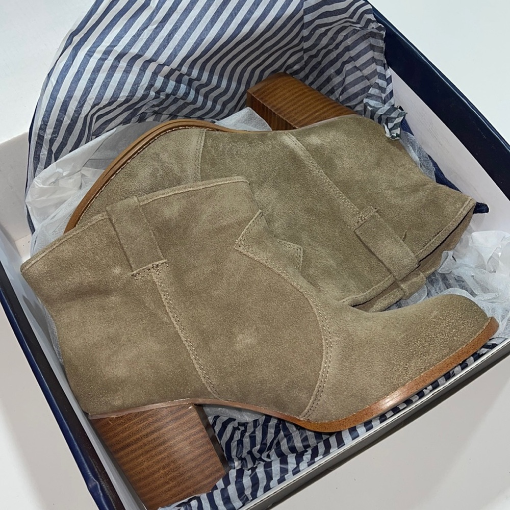Splendid Lakota High Heel Booties size 10 Latte